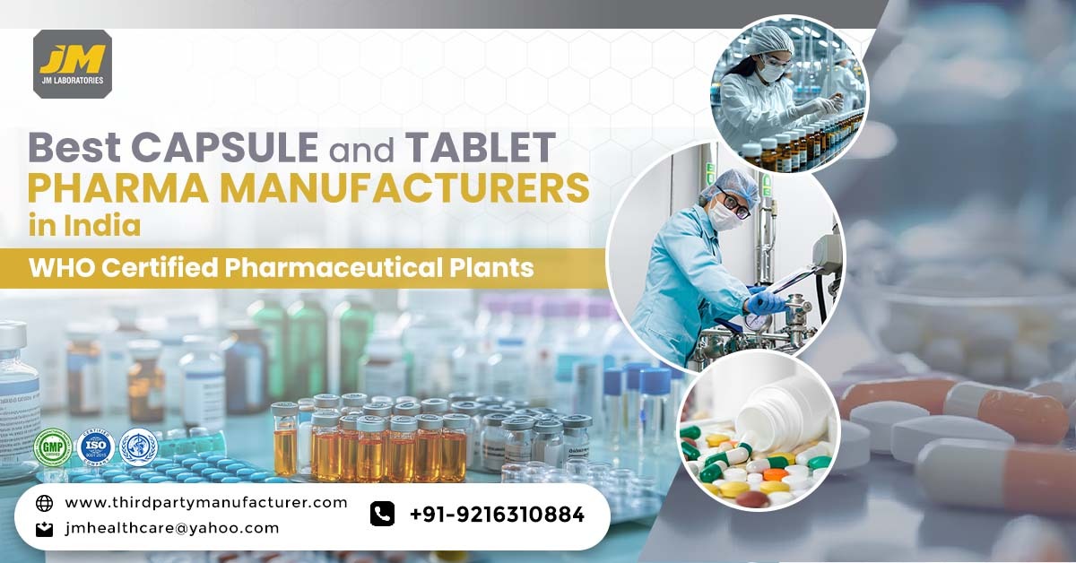 Best capsule and tablet pharma manufacturers in India