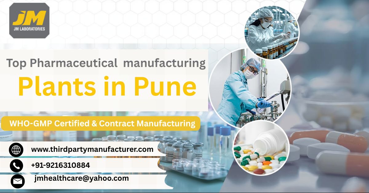 Pharmaceutical manufacturing plants in the Pune industrial area