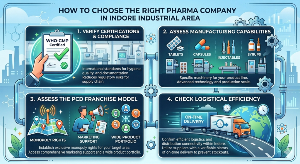 How to Choose the Right Pharma Company in Indore Industrial Area
