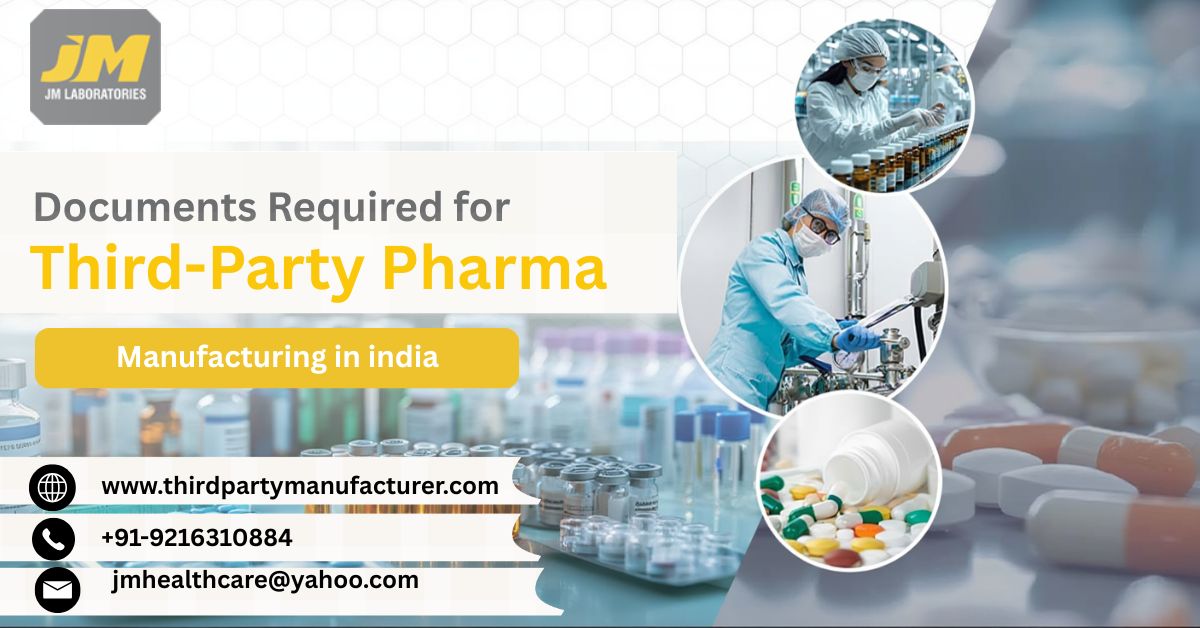 Documents Required for Third-Party Pharma Manufacturing 