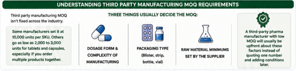 Understanding Third Party Manufacturing MOQ Requirements 